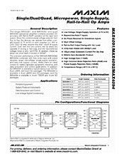 DataSheet MAX4094 pdf